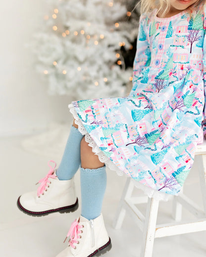 Twirl Dress | Snowy Village