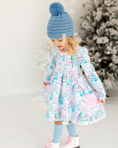 Twirl Dress | Snowy Village