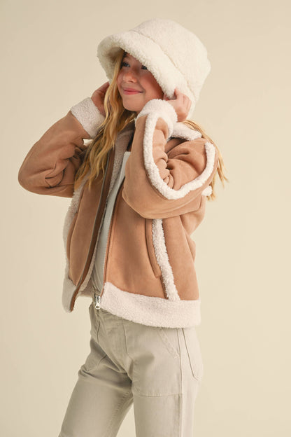 heart and arrow - TWEEN KIDS GIRLS MUSTANG JACKET