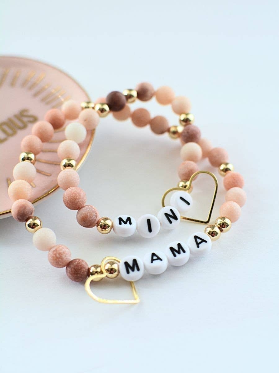 Two and Crew - Faith Based Jewelry & Gifts - Mama Mini Bracelet Set – Motherhood Jewelry, mom gift
