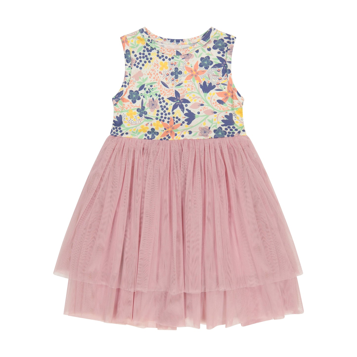 Bird & Bean® - Kids Bamboo Tulle Dress - Meadow