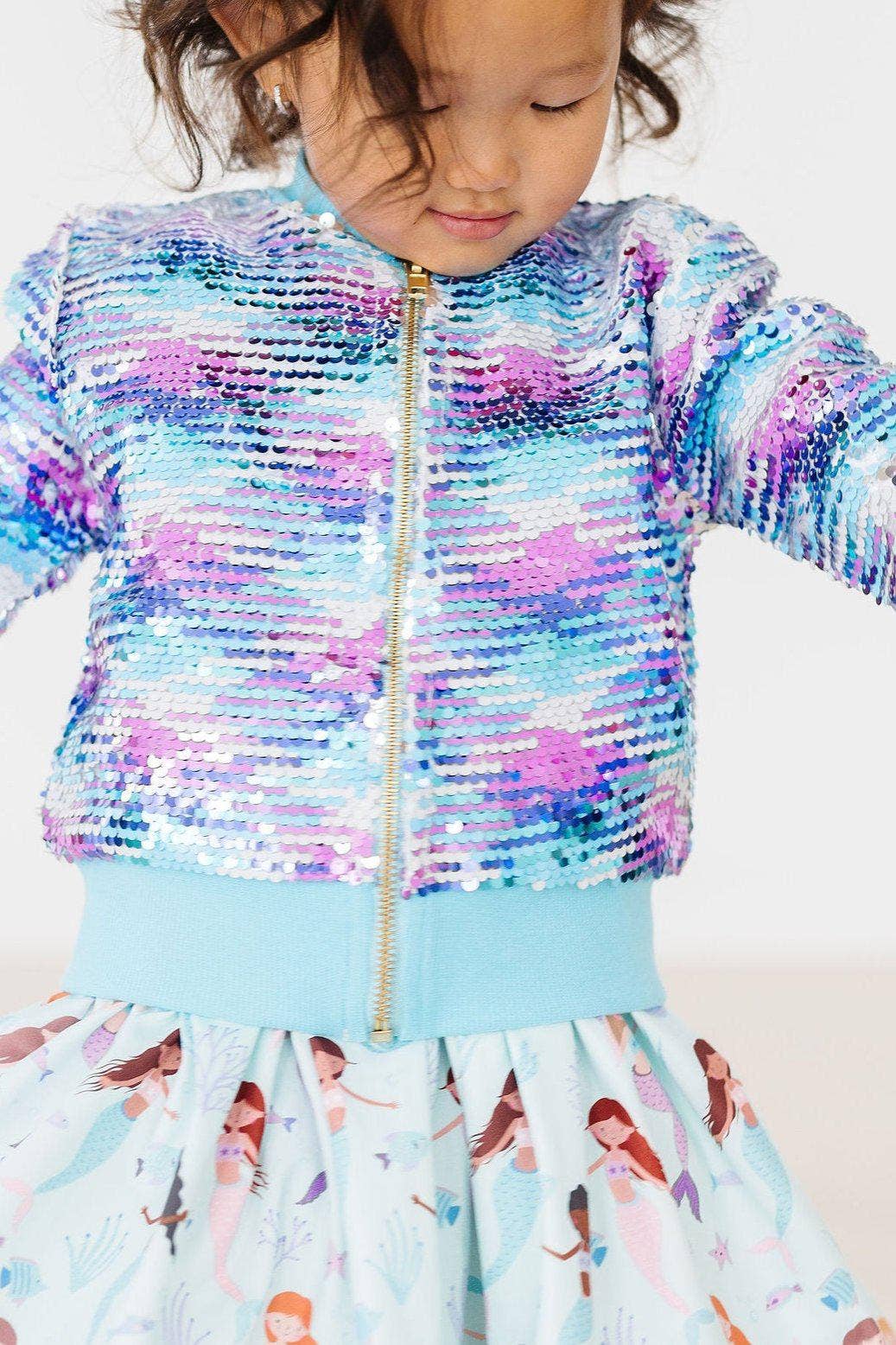 Mila & Rose - Mermaid Flip Sequin Jacket: 2T