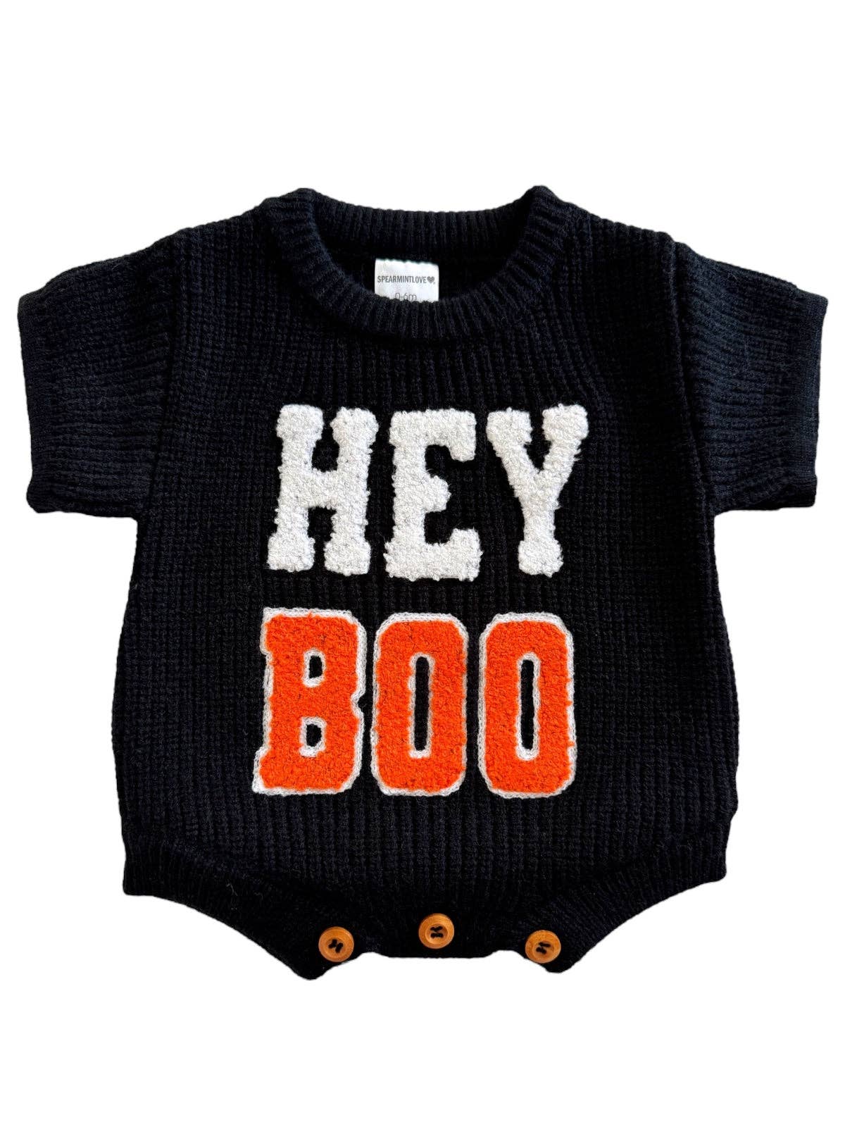 SpearmintLOVE - Sweater Romper, Hey Boo