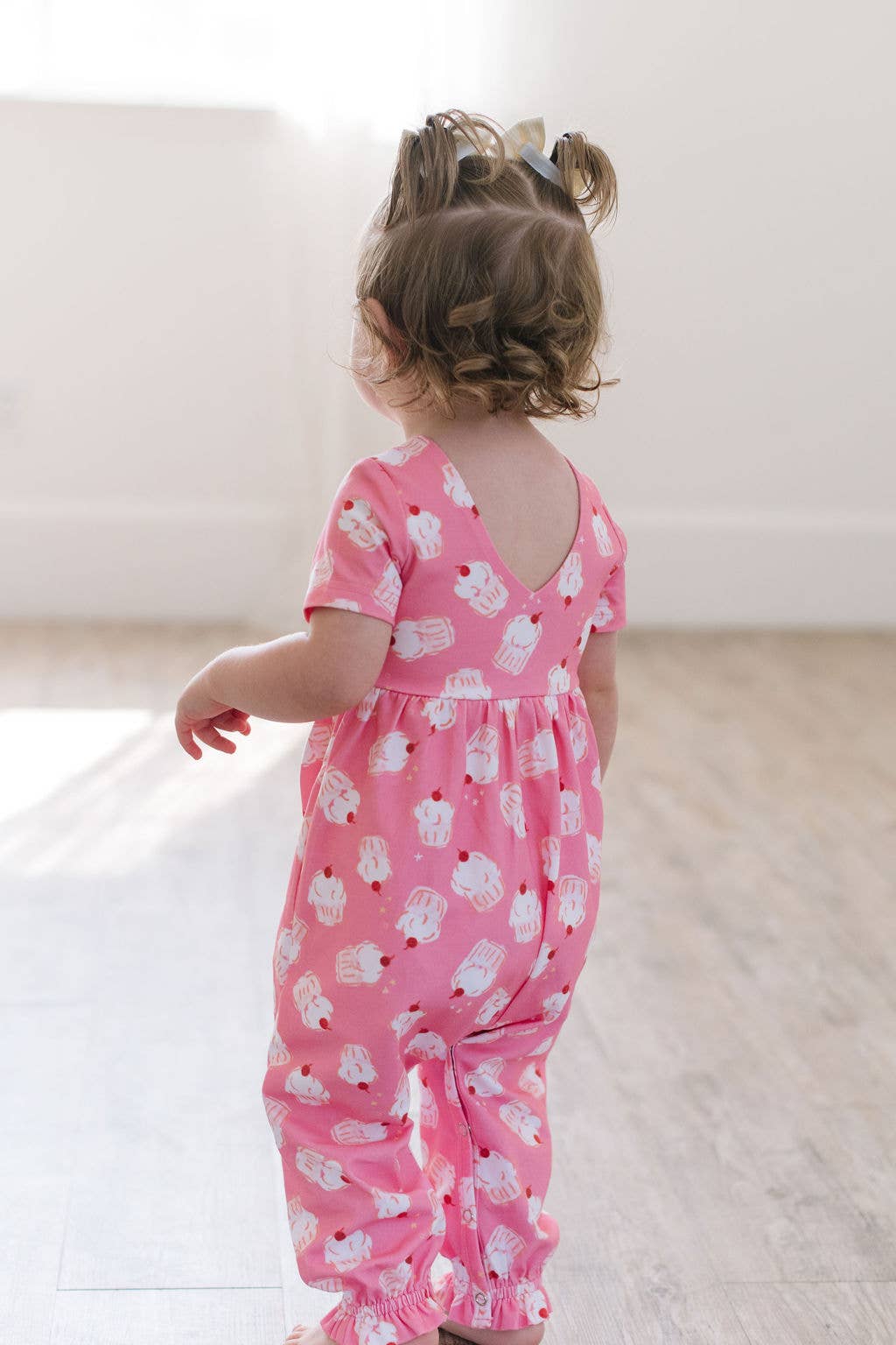 Rosie Romper in Cupcake