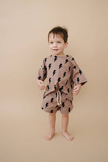 Shorts Set | Mocha Bolts