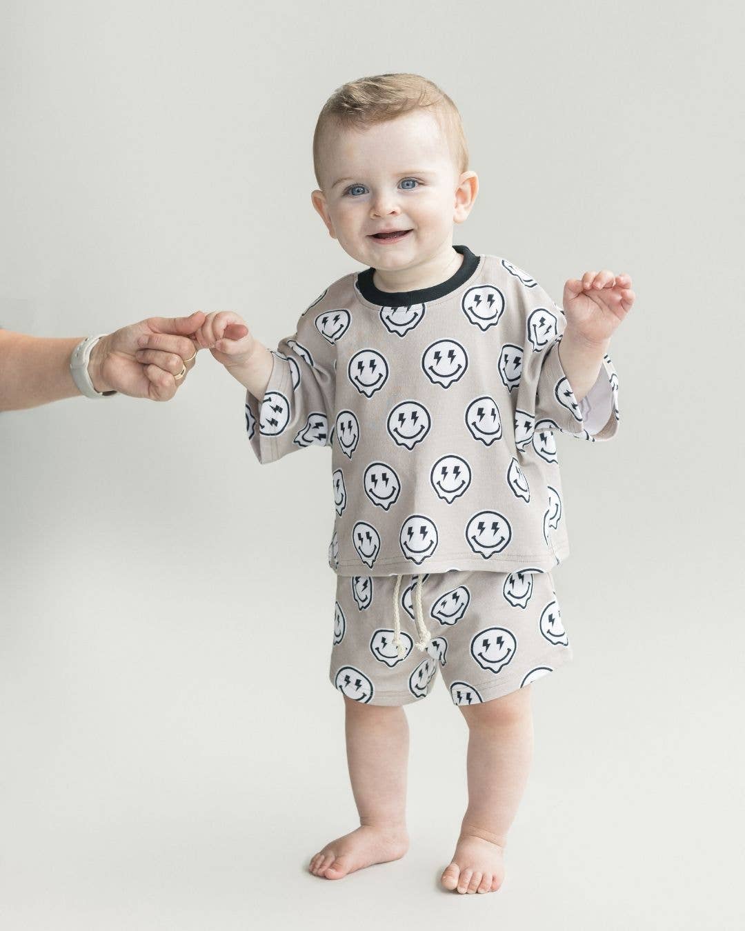 Lucky Panda Kids - Shorts Set | Electric Drippy