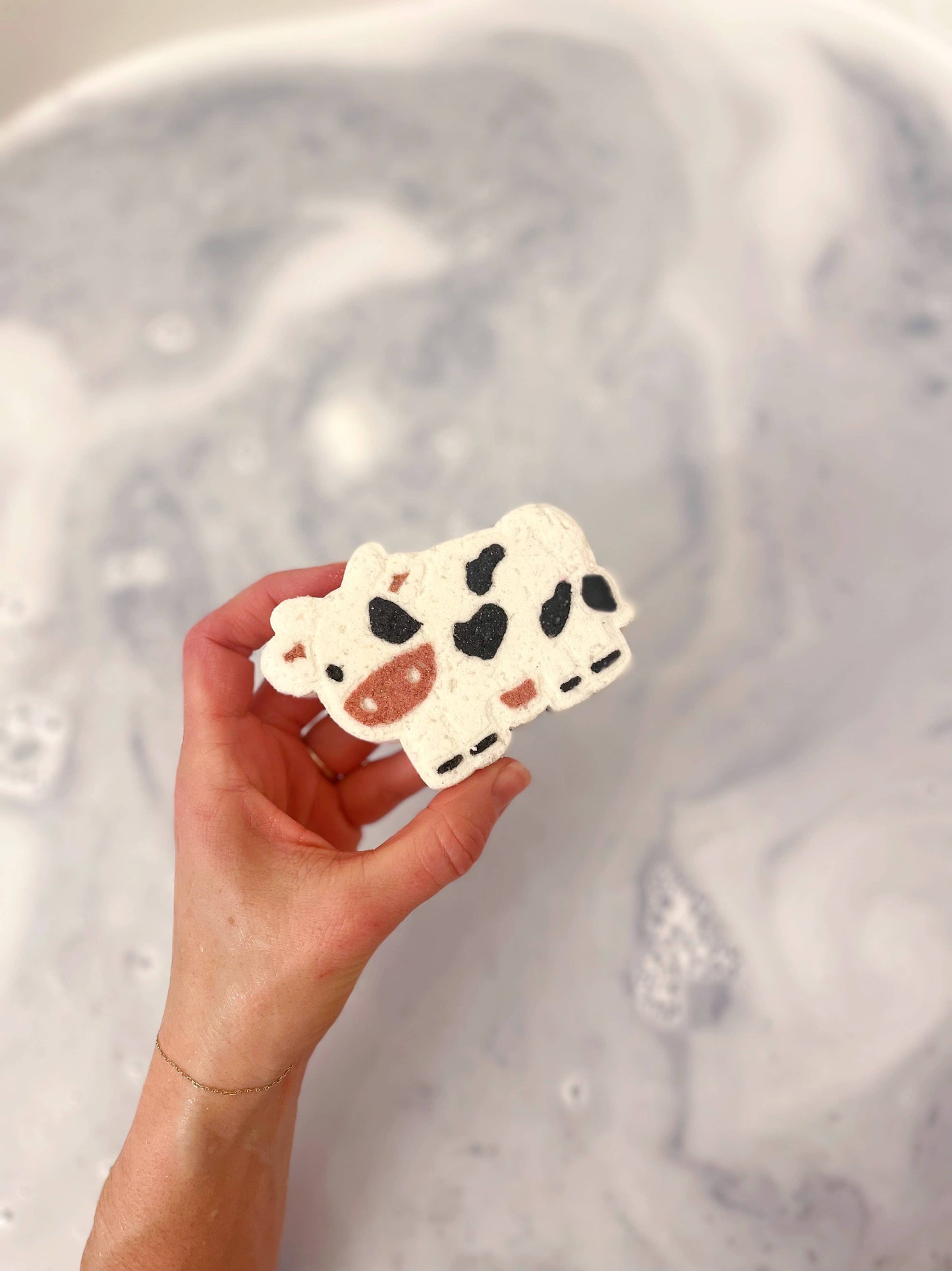 The Sister Made - Cow Bath Bomb - with toy!