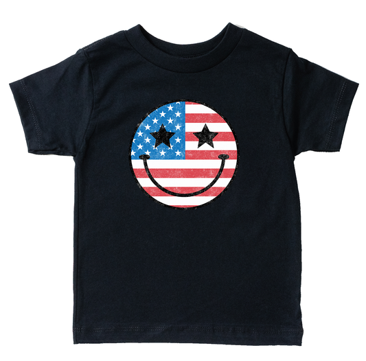4th Smiley | Boys Fourth of July Tee