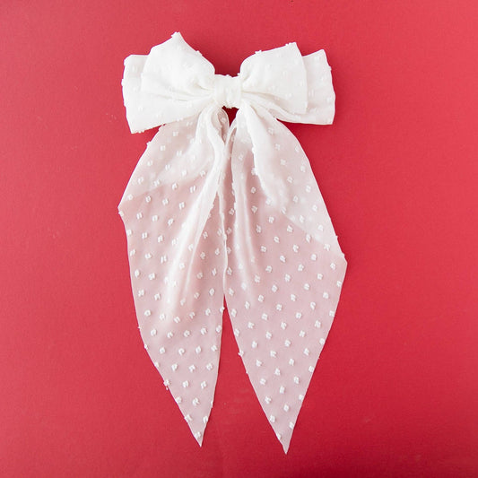 Modern Piggy - Dove | Statement Bow