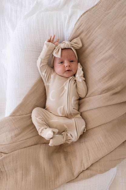 Forever French Baby - Bamboo Zip Pajamas | Luna