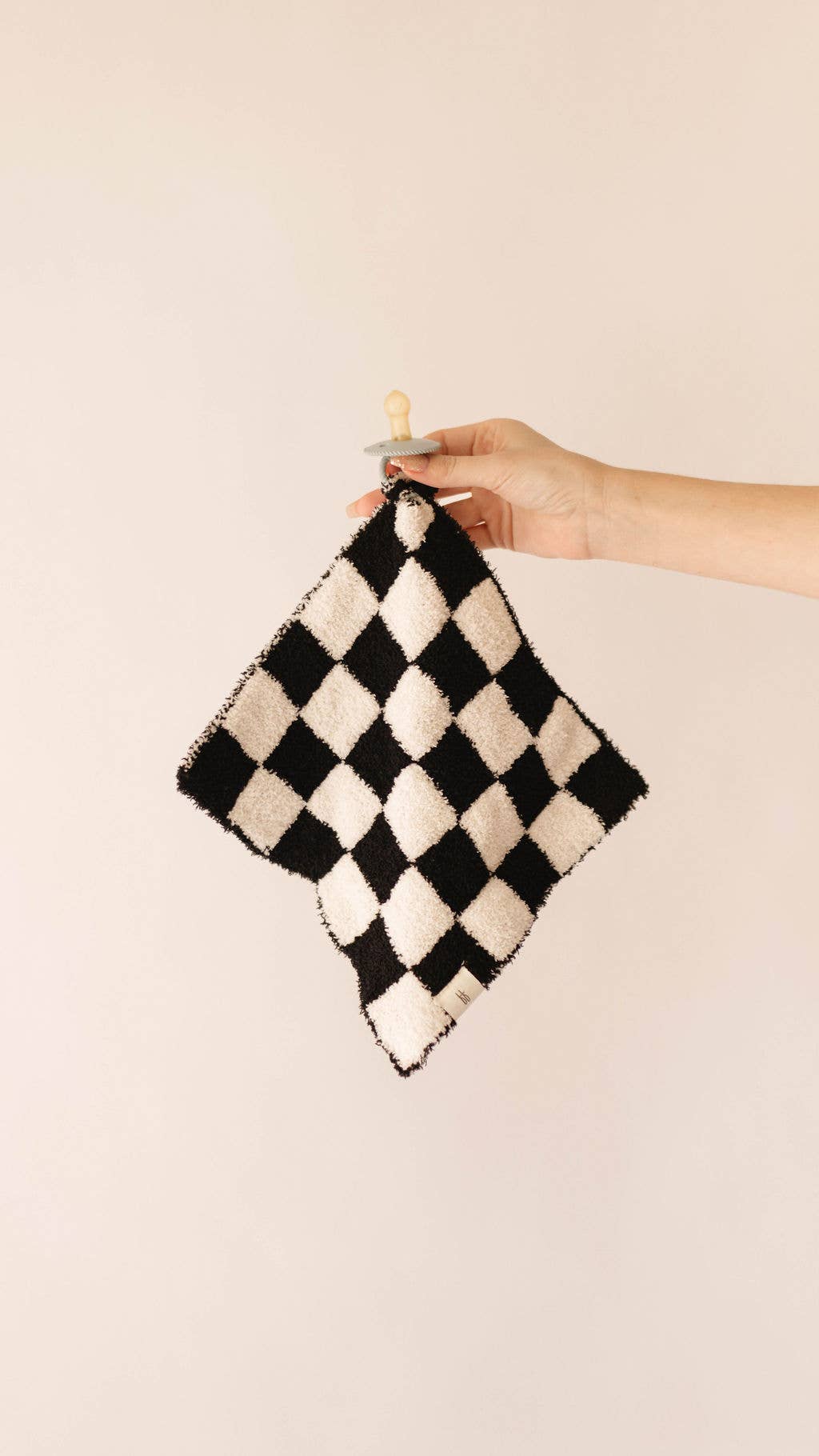 Forever French Baby - Black & Ivory Checkerboard | Lovey