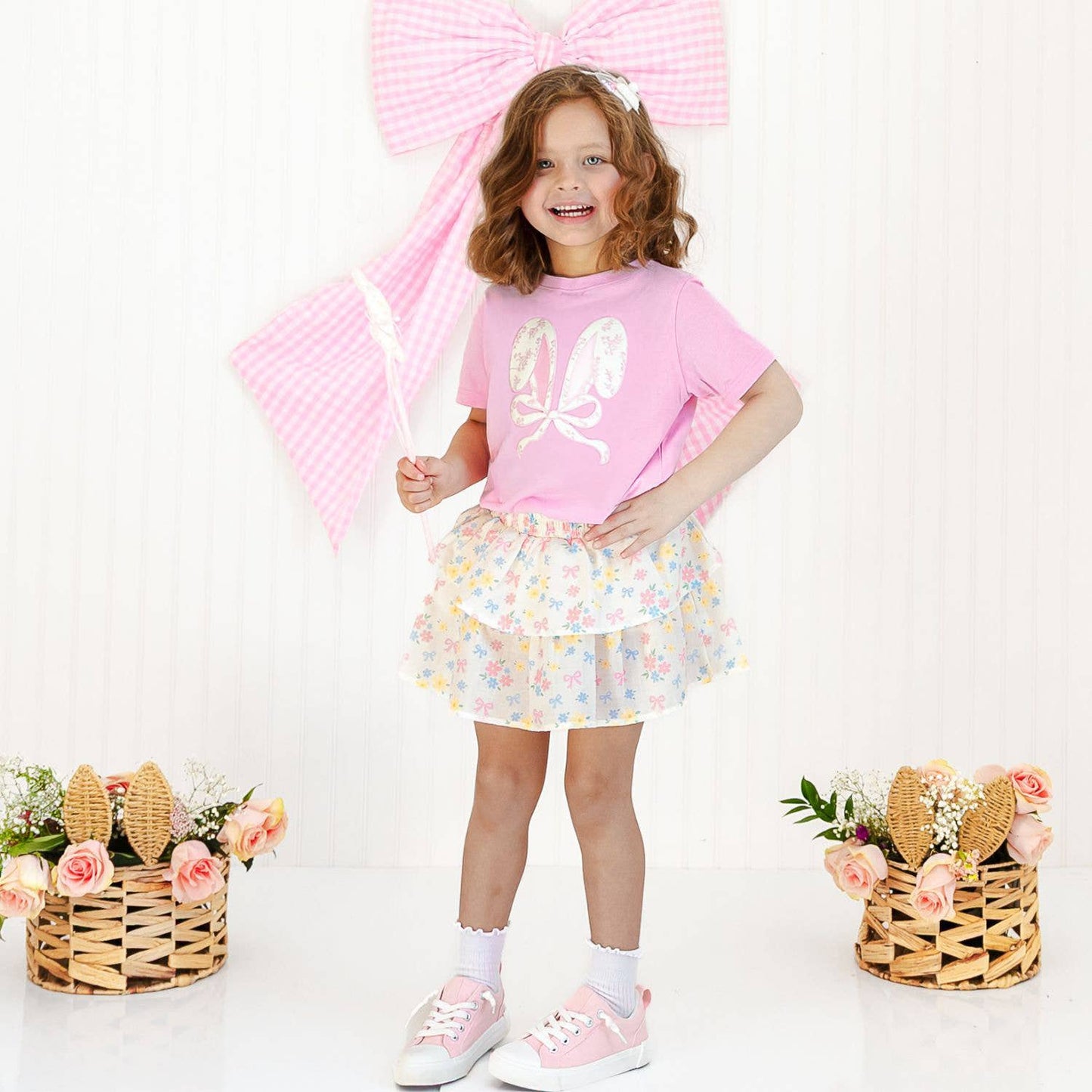 Sweet Wink - Sweet Floral Easter Bunny Wand
