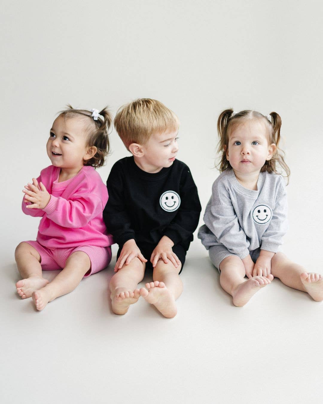 Baby & Kids Biker Shorts Set | Black