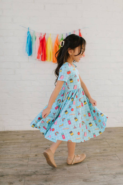 Ollie Jay - Classic Twirl in Back To School | Girls Dress