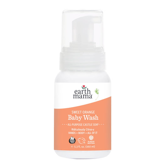 Earth Mama Organics - Sweet Orange Baby Wash: 5.3 fl. oz. (160 ml)