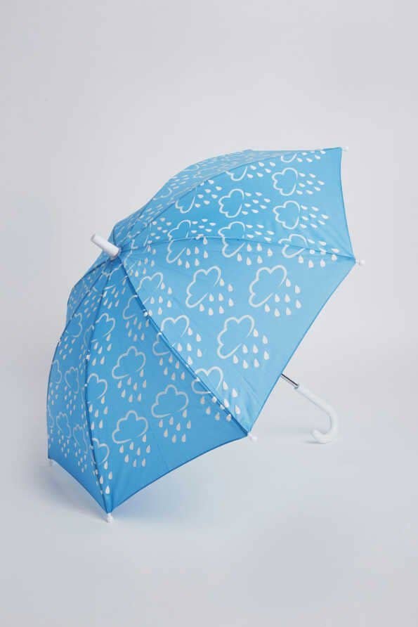 Grass & Air - Baby Blue Little Kids Colour-Revealing Umbrella