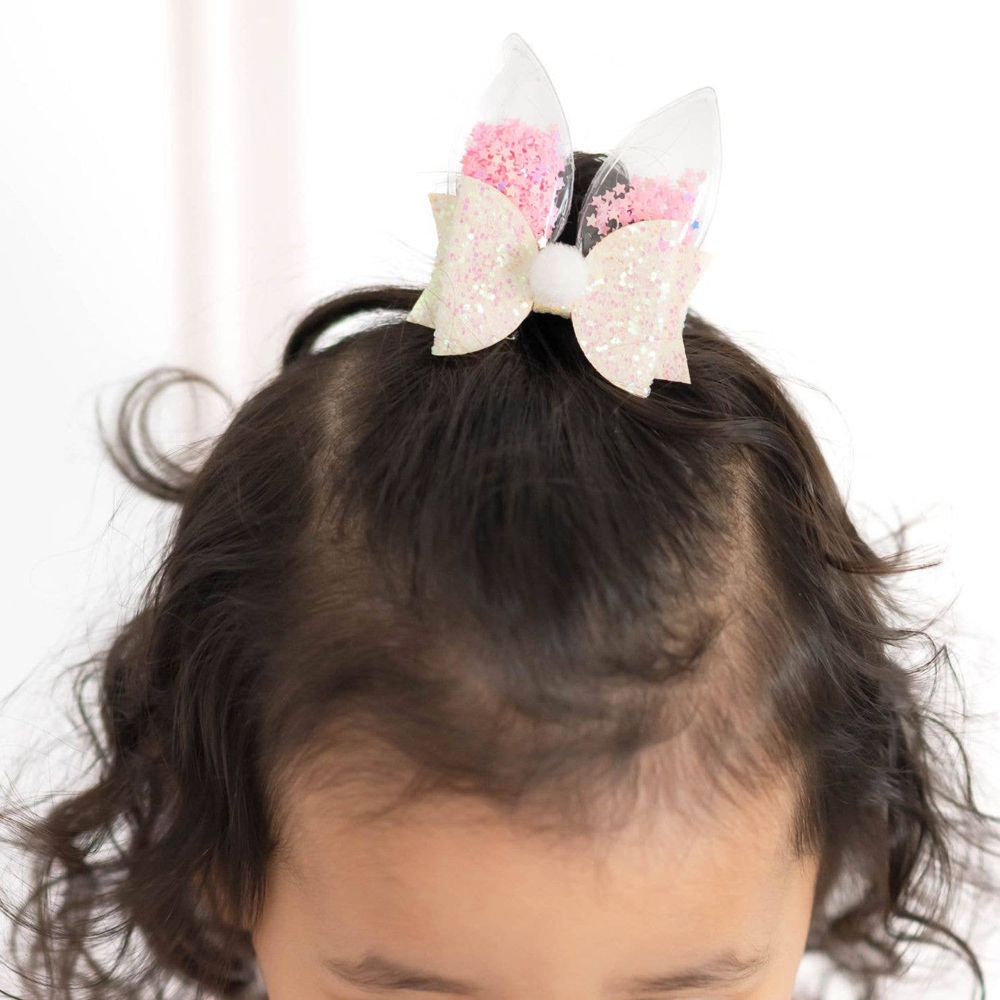 Sweet Wink - Shaker Easter Bunny Ear Bow Clip