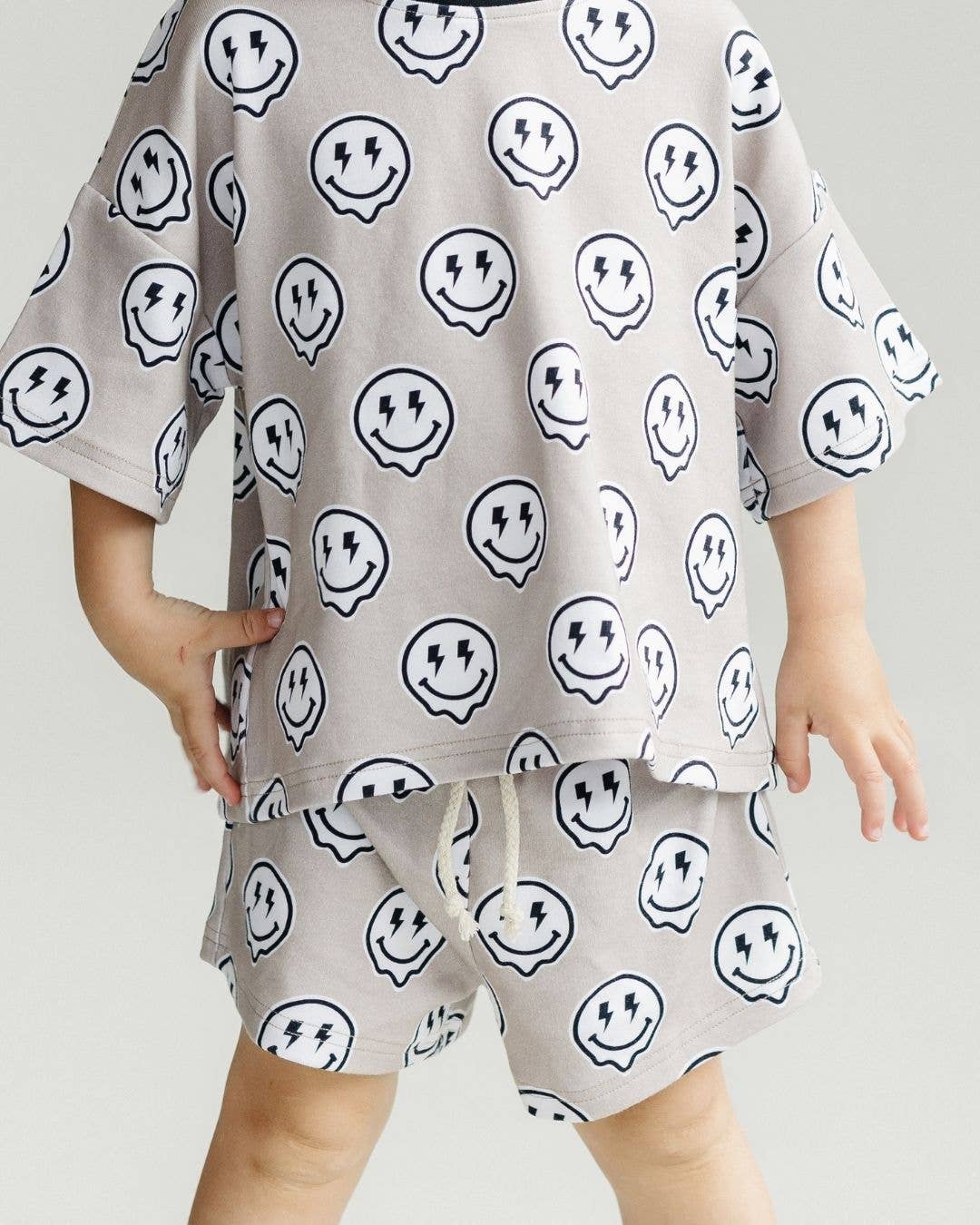 Lucky Panda Kids - Shorts Set | Electric Drippy