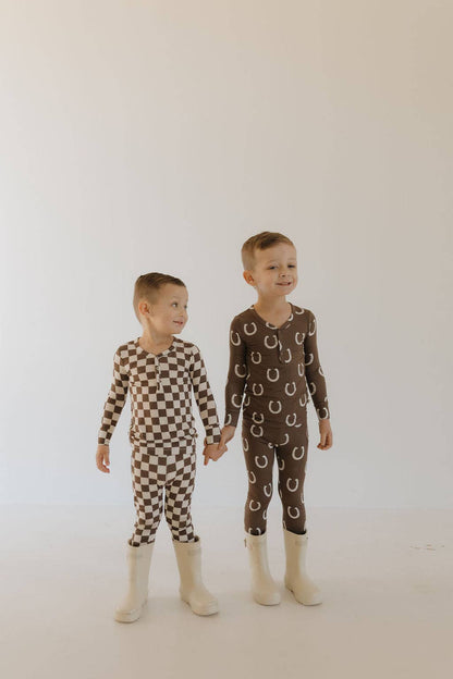 Forever French Baby - Bamboo Two Piece Pajamas | Giddy Up: 2/3 Years