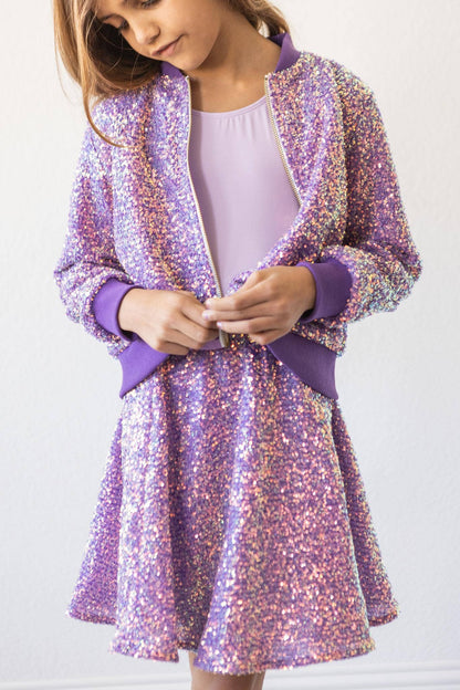 Purple Sequin Jacket