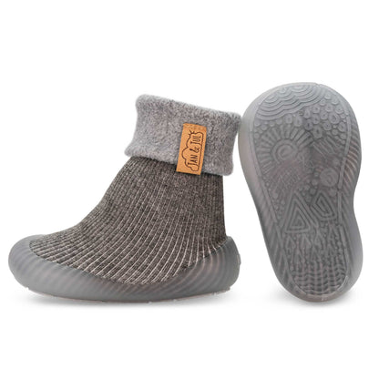 Dark Grey | Cozy Sock Shoes