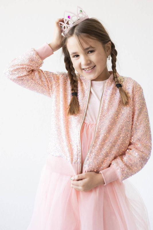 Baby Pink Sequin Jacket