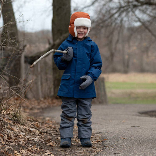 Jan & Jul - Nebula Blue | Puddle-Dry Waterproof Jacket: Thin Liner