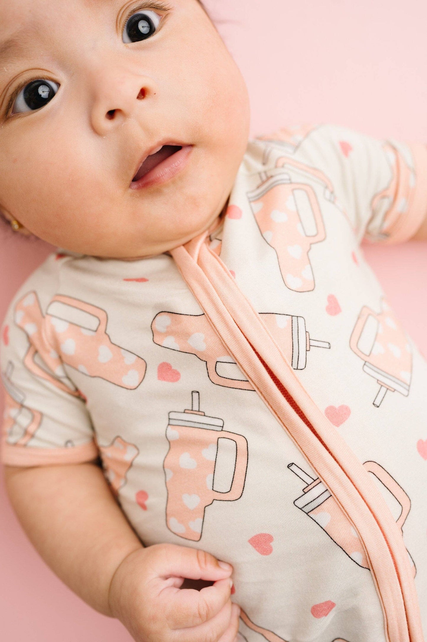 Little One Shop - Sweet Sips Bamboo Short Romper