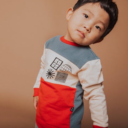 RAGS - Kids Sweatshirt - 'Geometric Shapes