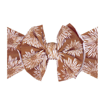 Baby Bling Bows - PRINTED FAB: autumn aster