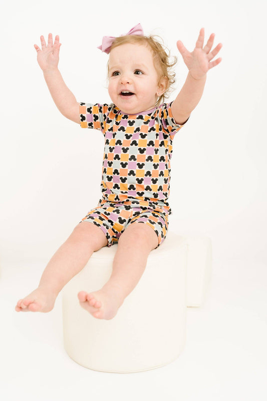 Little One Shop - Magical Colorful Bamboo Shorts Set