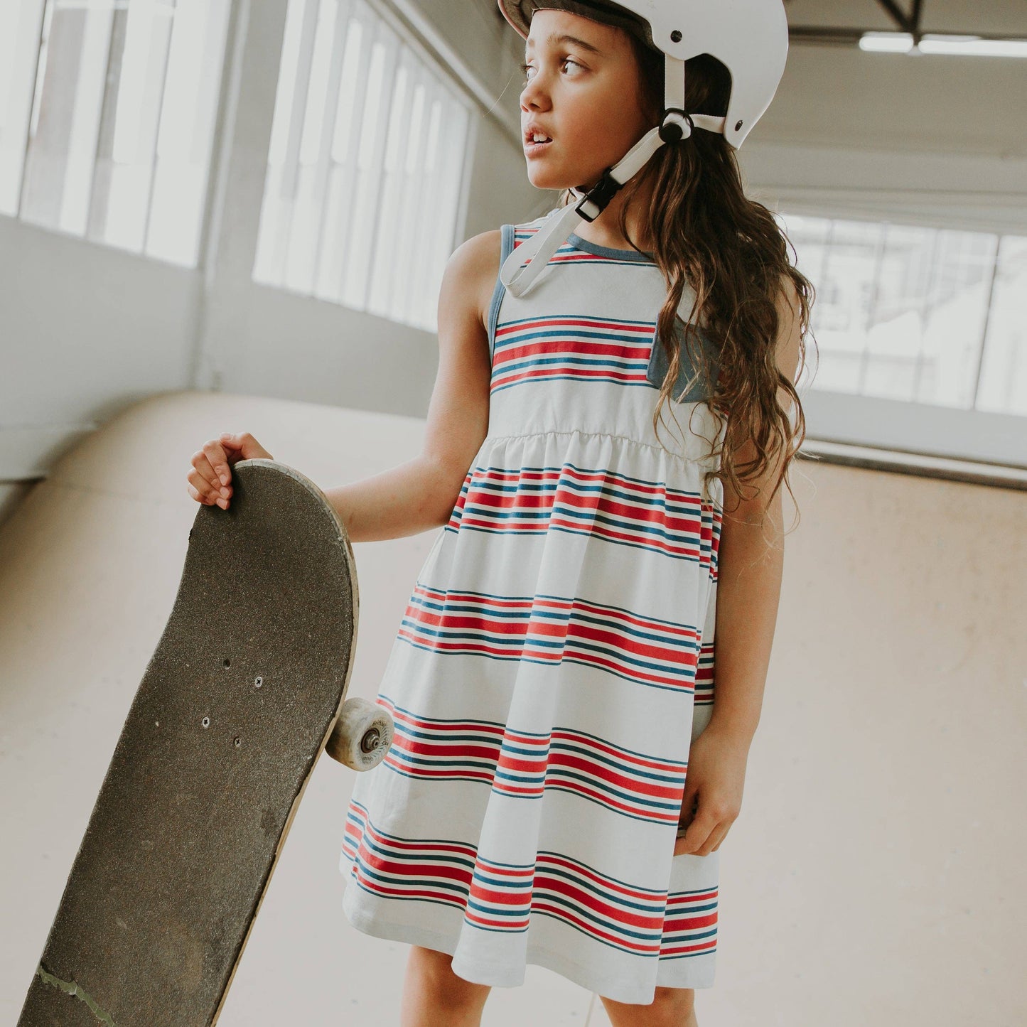 RAGS - Tank Chest Pocket Dress - 'Fourth of July Stripe