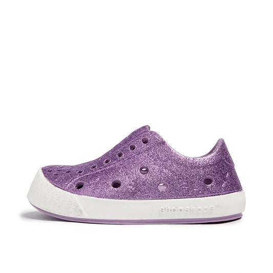 WATERPROOF SNEAKERS: PURPLE GLITTER