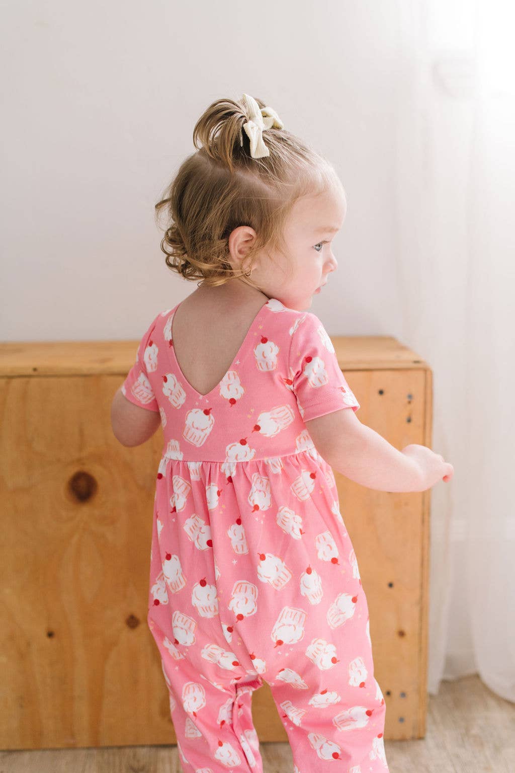 Rosie Romper in Cupcake