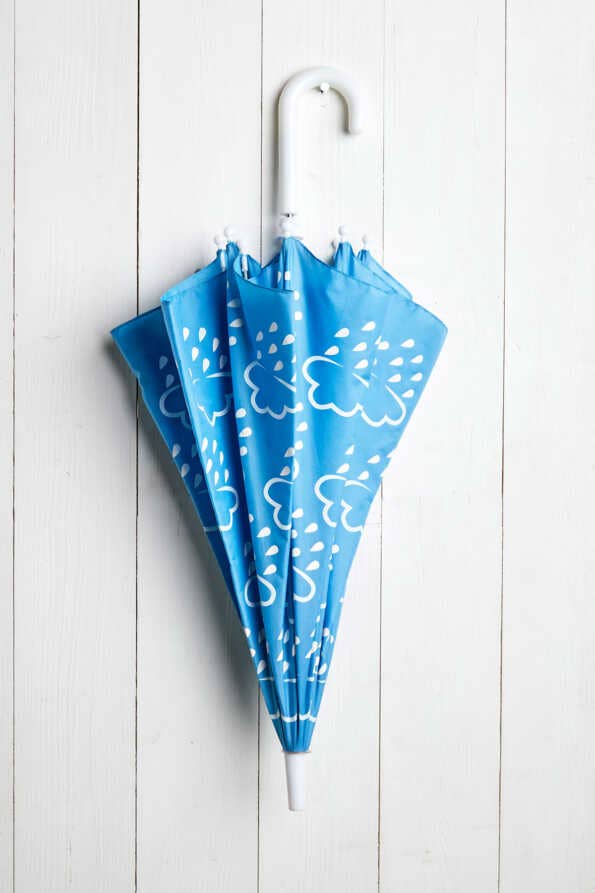 Grass & Air - Baby Blue Little Kids Colour-Revealing Umbrella