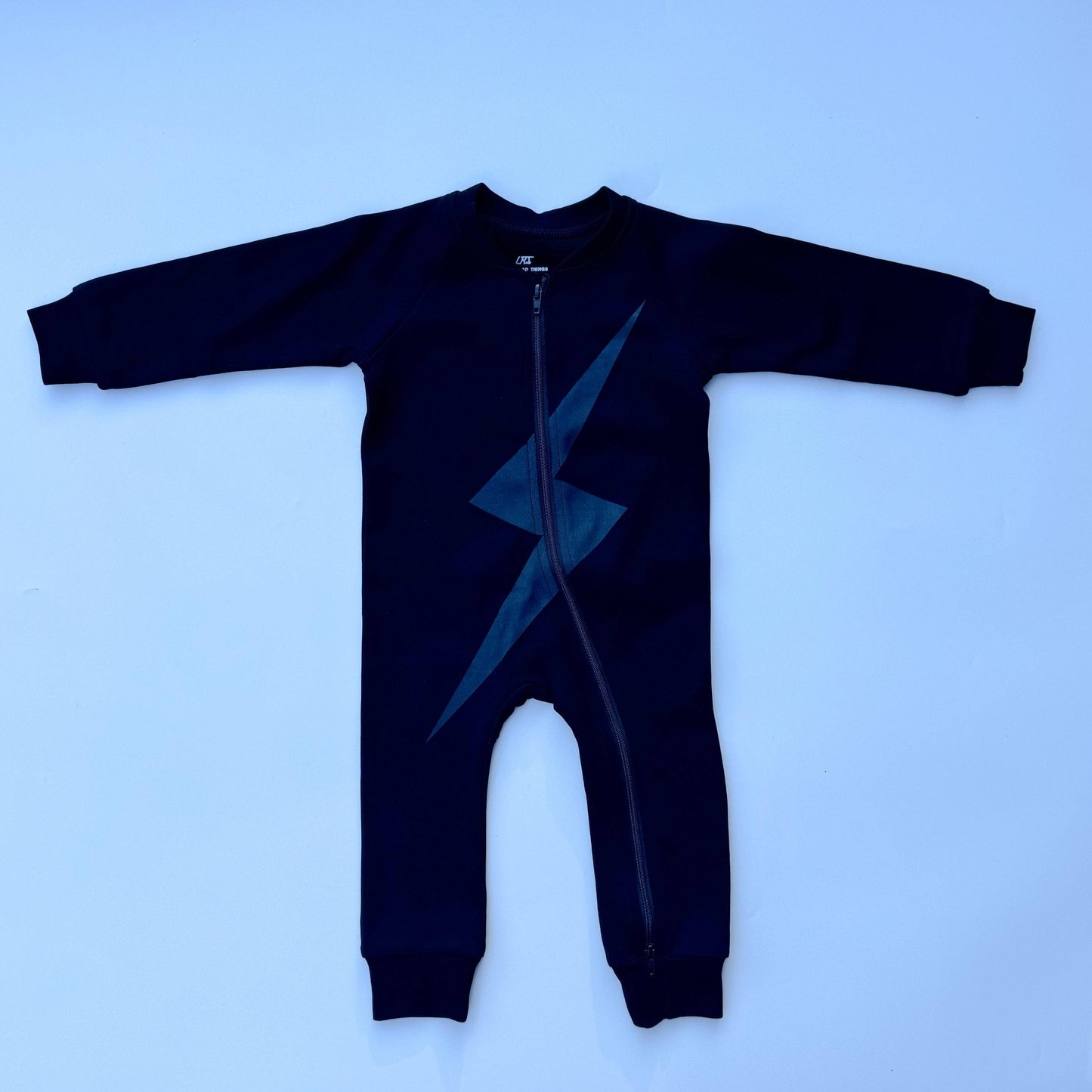 Little Rad Things - THE THUNDERSTRUCK SLEEPER - BLACK: 6-12M