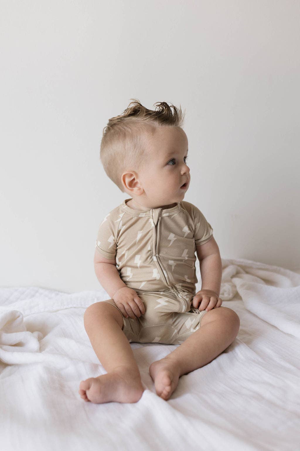 Forever French Baby - Shortie Bamboo Zip | Tan Bolt