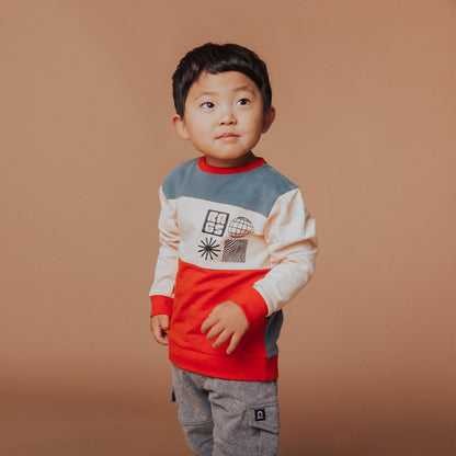 RAGS - Kids Sweatshirt - 'Geometric Shapes