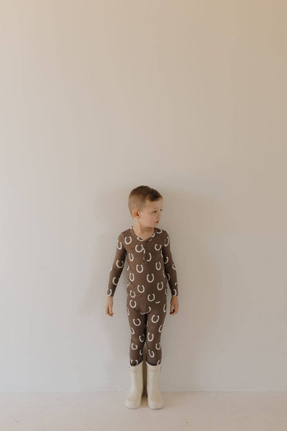 Forever French Baby - Bamboo Two Piece Pajamas | Giddy Up: 2/3 Years