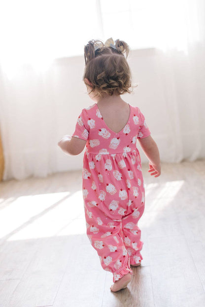 Rosie Romper in Cupcake