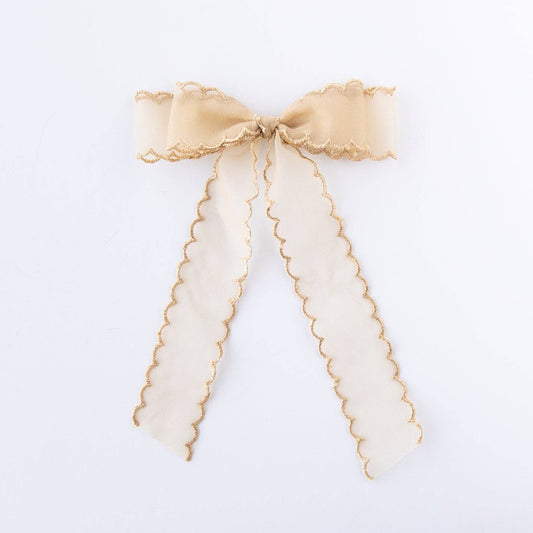 Modern Piggy - Fawn | Statement Ribbon Bow