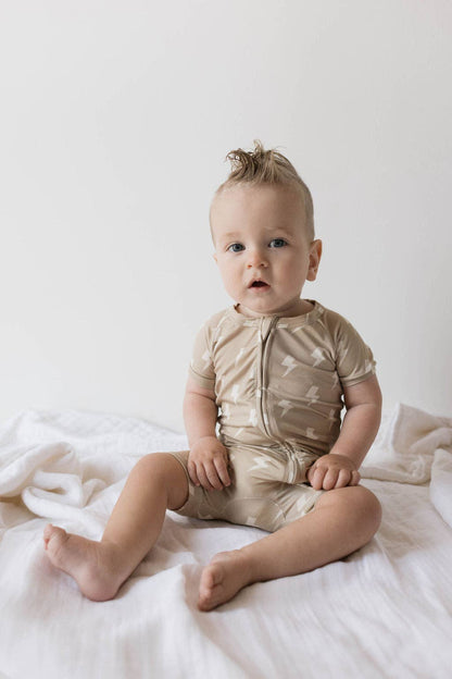 Forever French Baby - Shortie Bamboo Zip | Tan Bolt