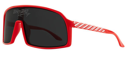BinkyBro - Junior Monteverde Racing (Crimson) Sunglasses: Red / Monteverde