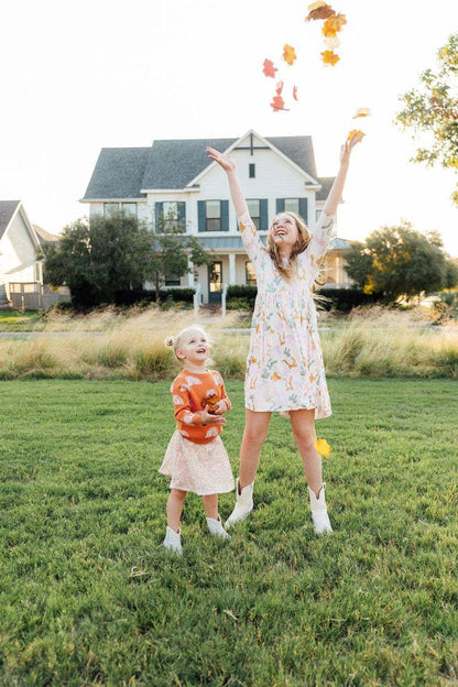 Mila & Rose - Rainbows in Fall Sweater
