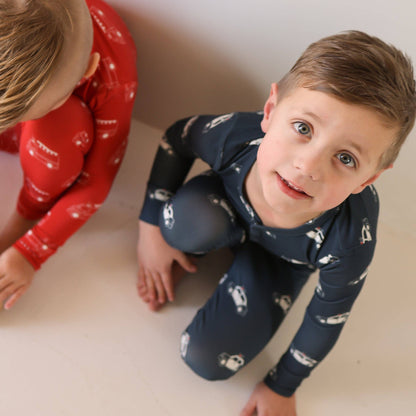 Forever French Baby - Bamboo Two Piece Pajamas | Police Cruiser