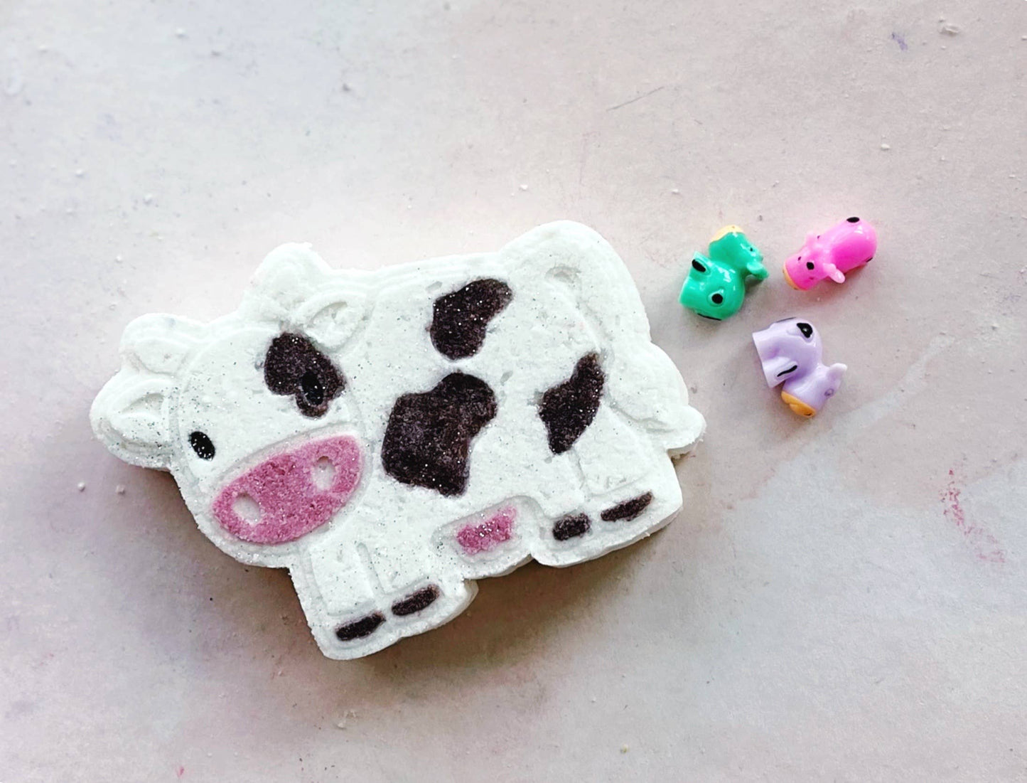 The Sister Made - Cow Bath Bomb - with toy!