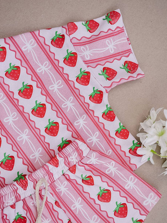 Shorts Set | Strawberry