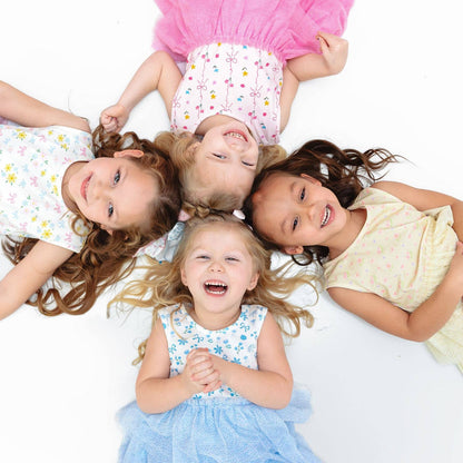 Sweet Wink - Sky Floral Bow Clip