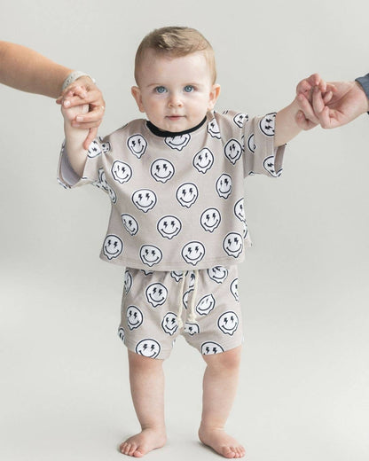 Lucky Panda Kids - Shorts Set | Electric Drippy