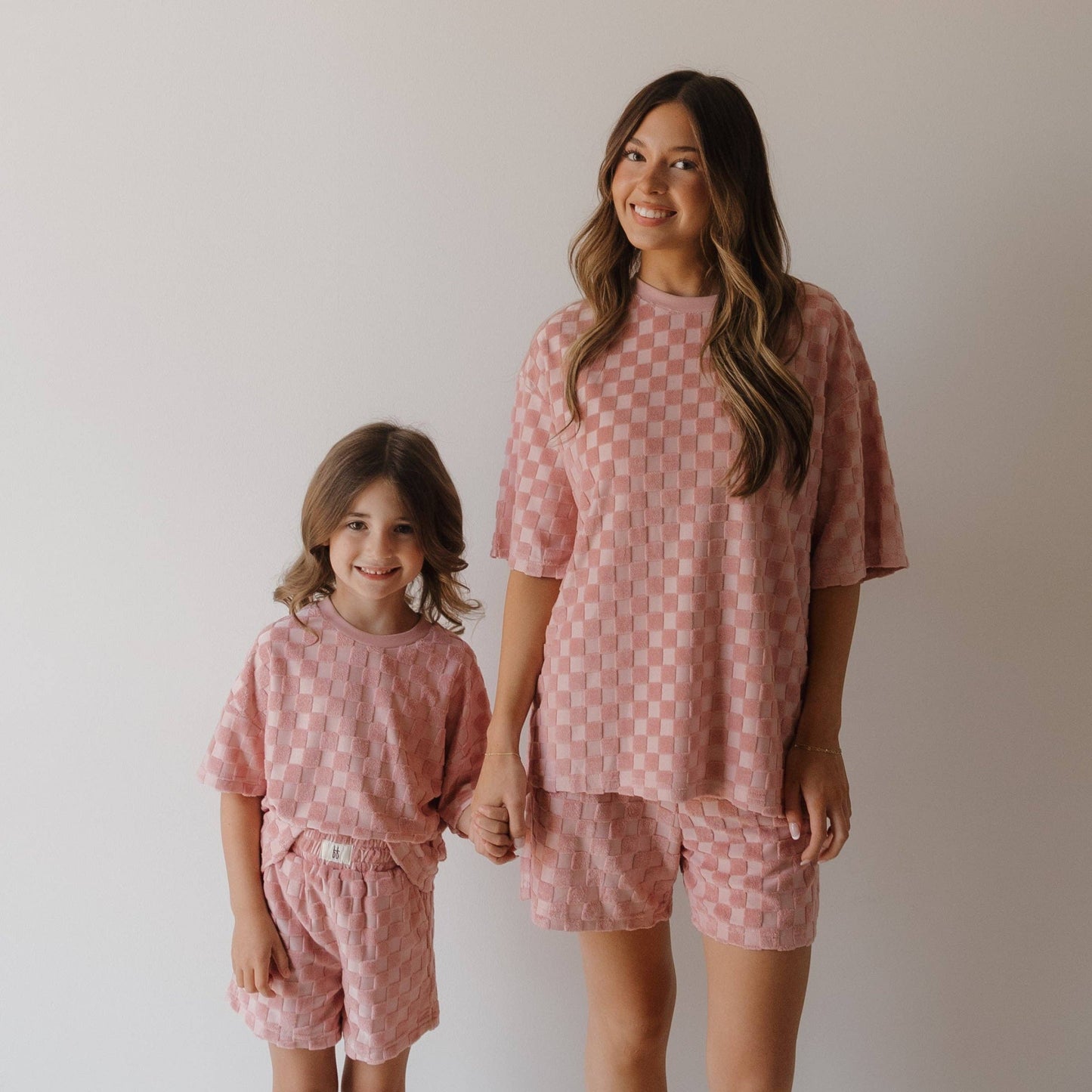 Forever French Baby - Child Terry Short Set | Sea Pink: 8/9 Years